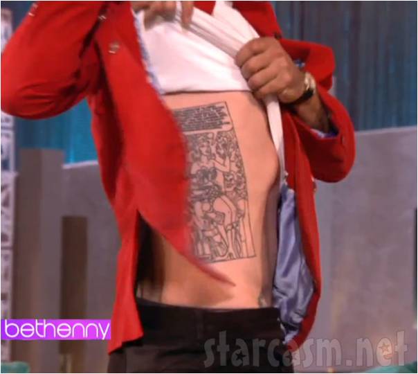 David Arquette tattoo